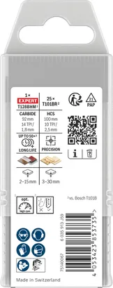 Bosch tikksae terad T101BR ja EXPERT T128BHM laminaadi jaoks.